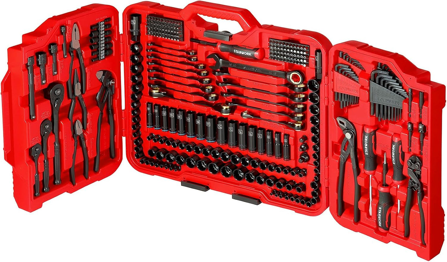 STARWORK TRUE MECHANIC™ Juego de herramientas mecánicas de 312 piez...