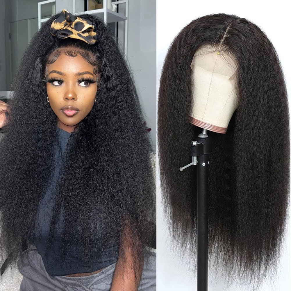 Veravicky - Peluca de cabello humano lacio tipo afro para mujeres d...