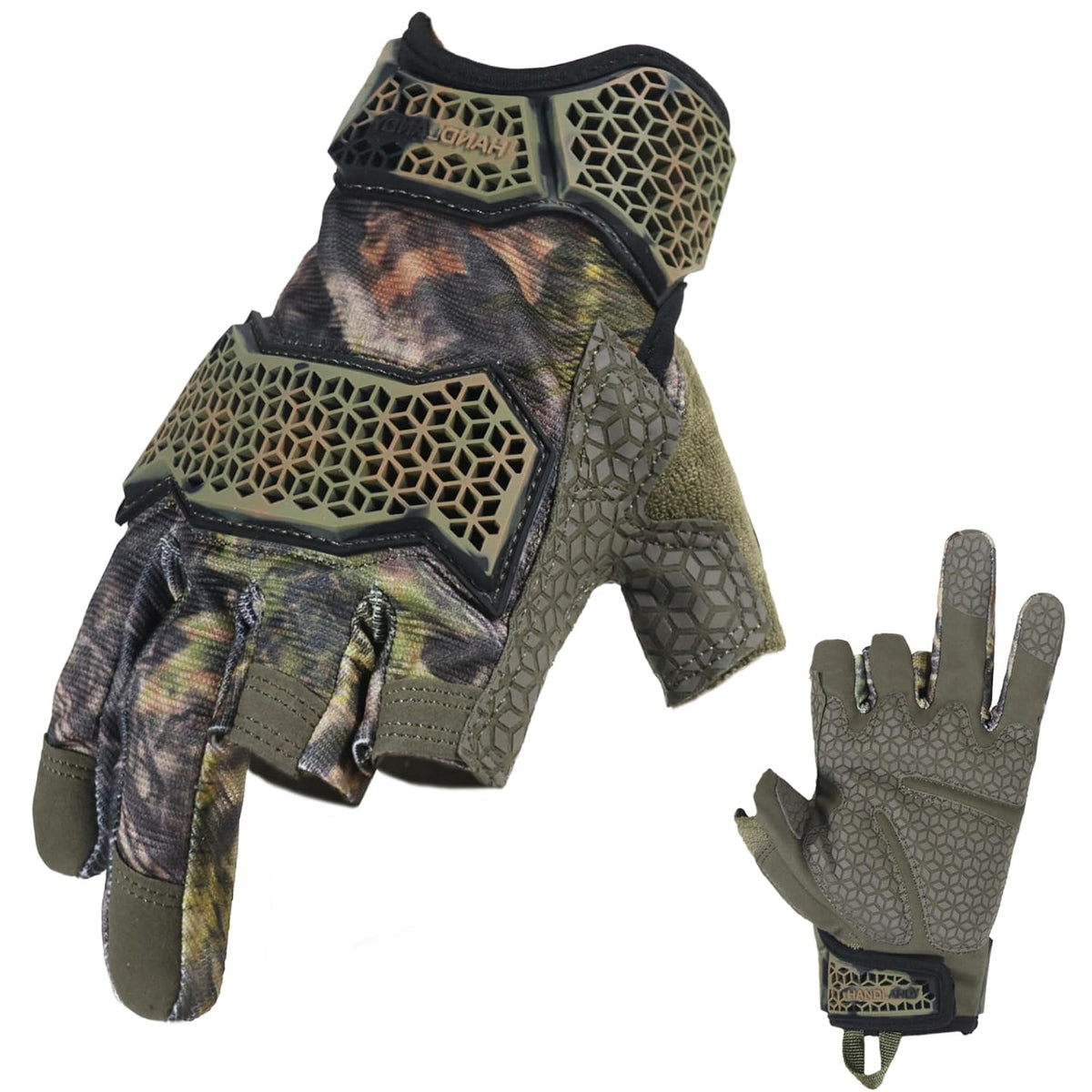 AIGEVTURE Guantes tácticos sin dedos para moto, bicicleta, escalada...