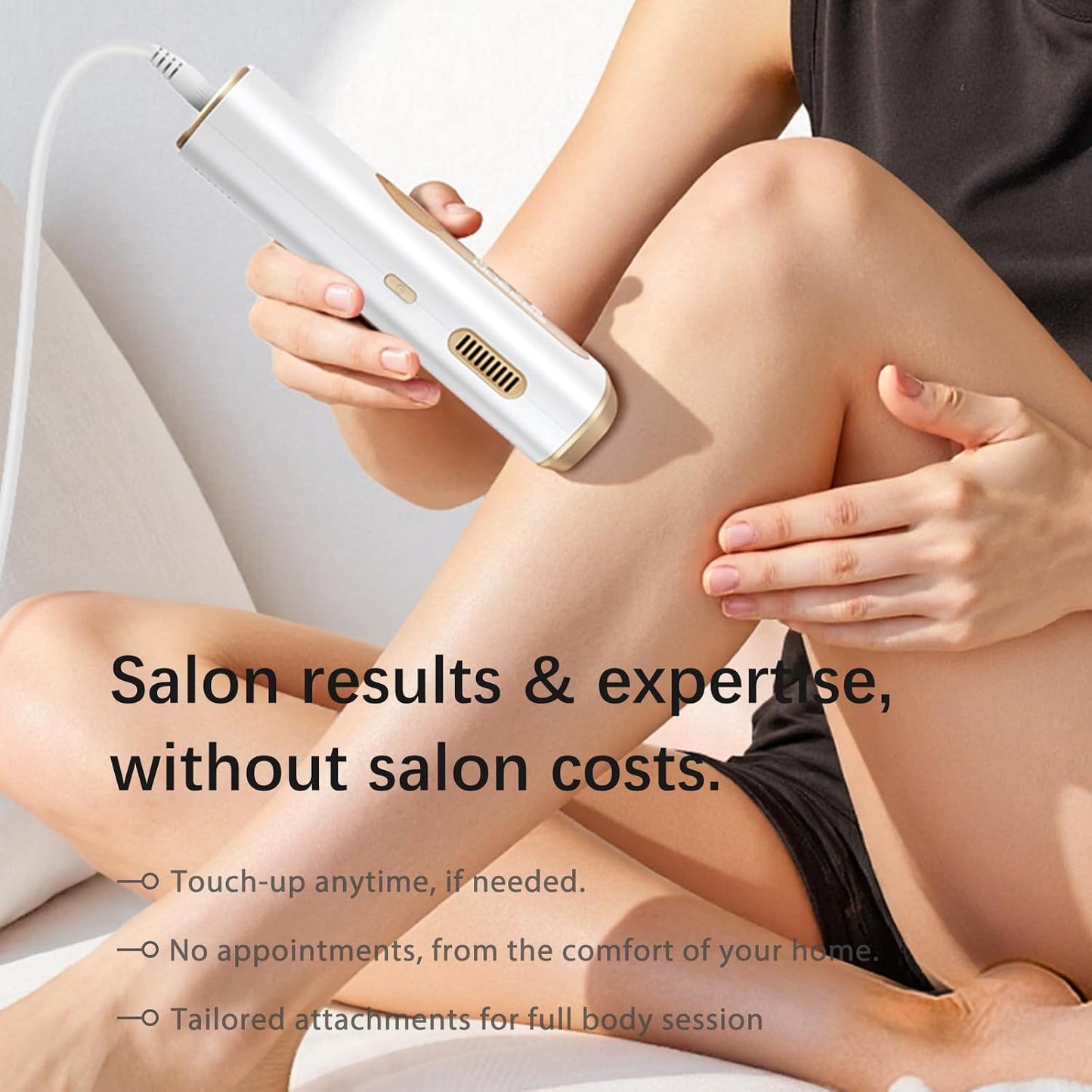 Depilación IPL para mujeres y hombres - Enfriamiento del hielo, sin...