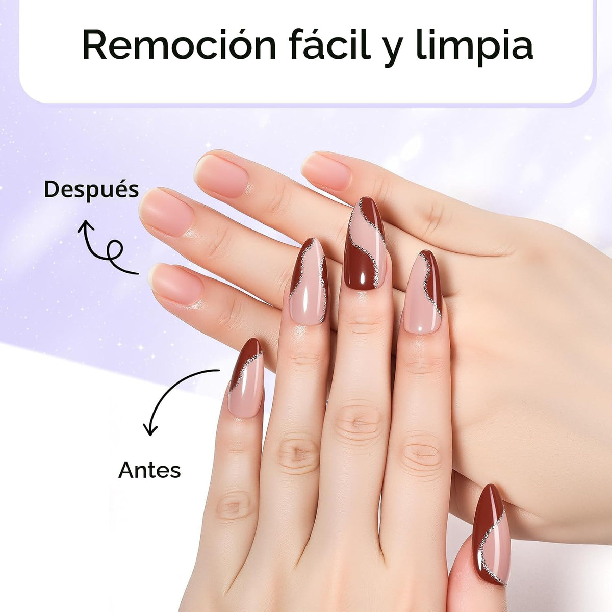 Makartt Removedor de pegamento para uñas a presión, 1.06 onzas líqu...