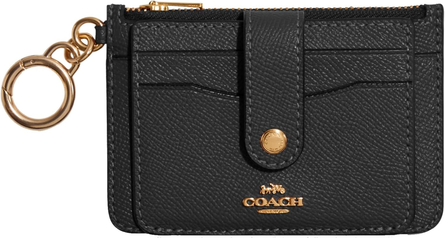 Cartera de mujer Coach de piel crossgrain con tarjetero
