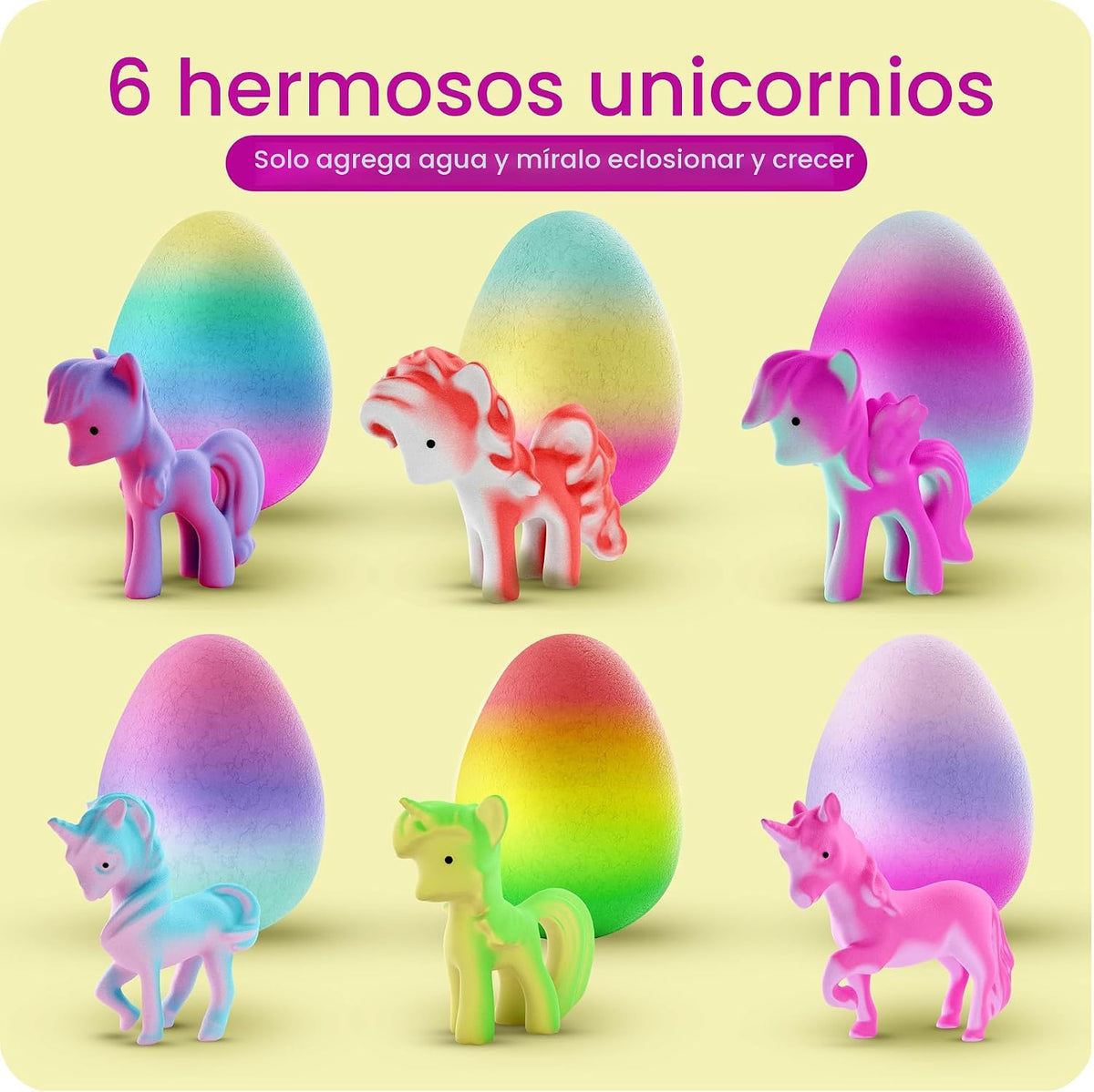 Dan&amp;Darci Huevos Sorpresa de Unicornio para Incubar para Niños...