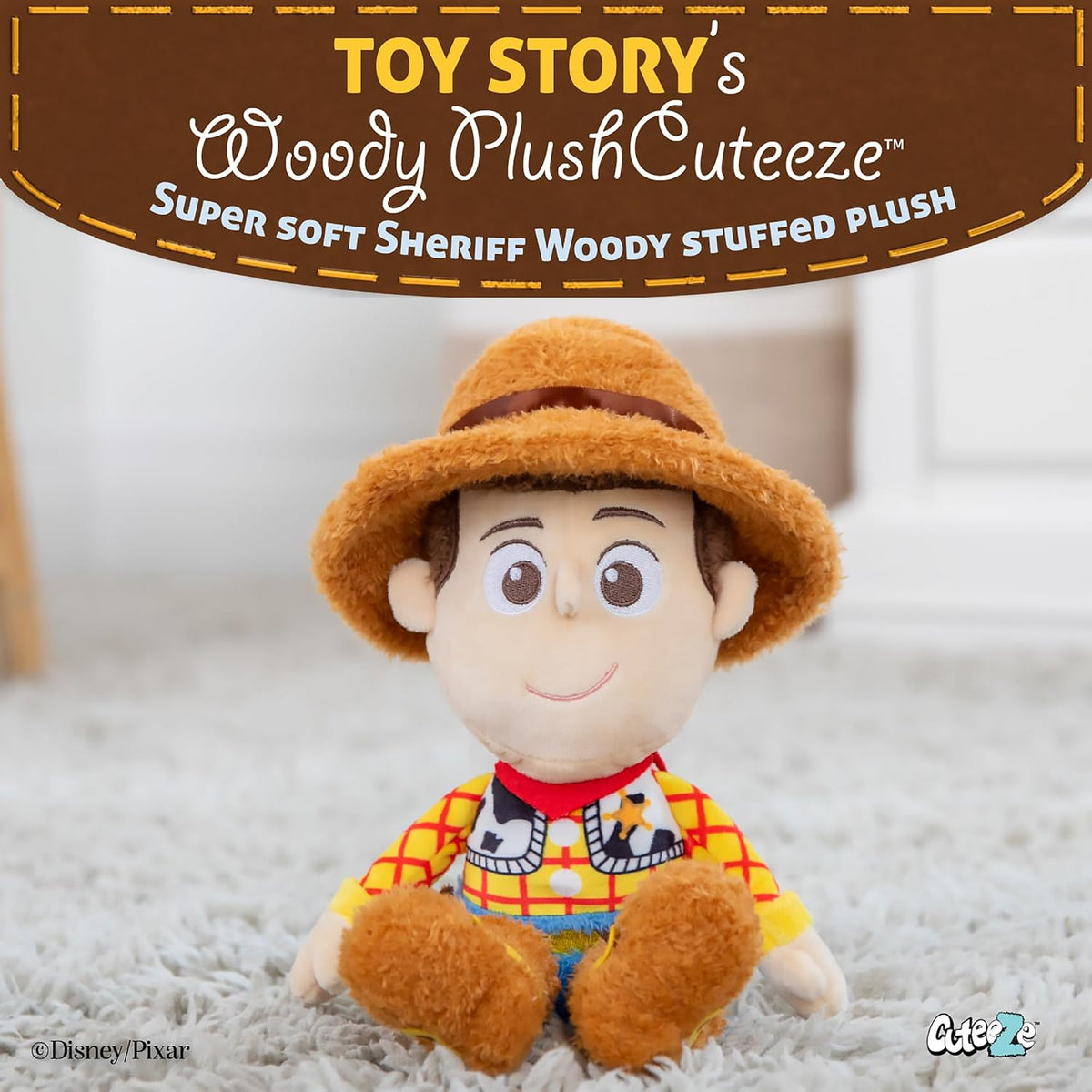 Kids Preferred Disney Pixar Toy Story Woody Toy Cuteeze - Juguete d...