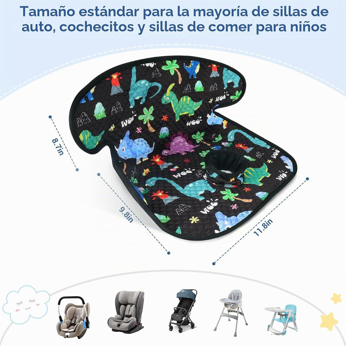 COOLBEBE Protector de asiento de automóvil para entrenamiento de ir...