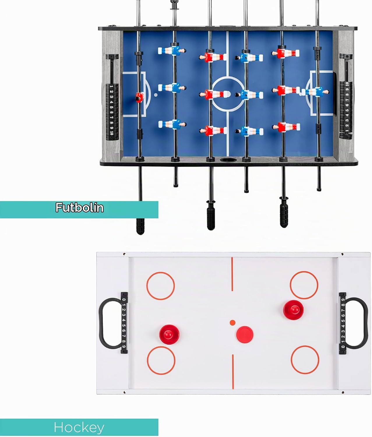 Best Choice Products Mesa de juegos múltiples 4 en 1, juego de arca...