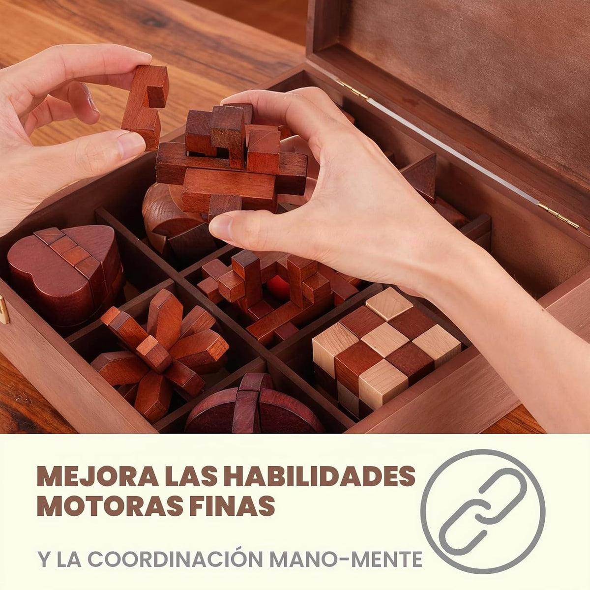 Rompecabezas de Ingenio de Madera para Adultos - Rompecabezas de In...