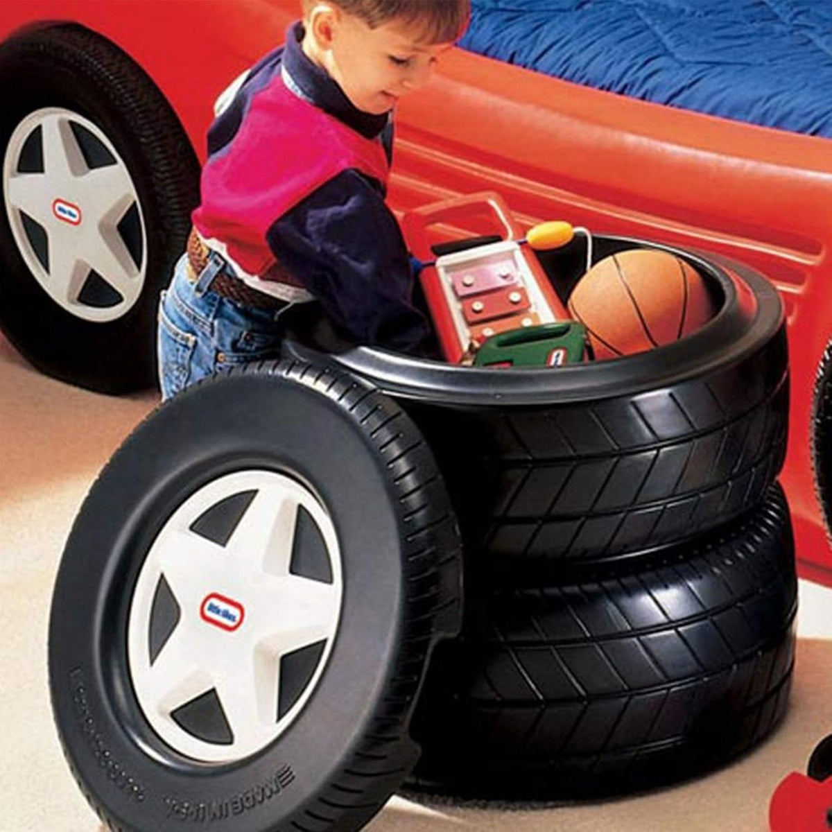 Little Tikes, juguete de carrera clásico para arrastrar, Negro
