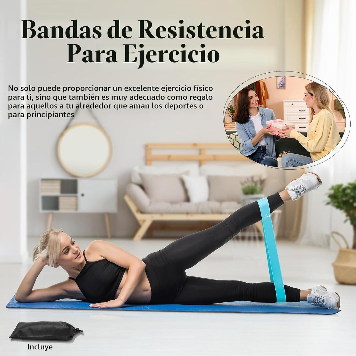 Bandas de Resistencia para Hacer Ejercicio, Bandas elásticas de Eje...
