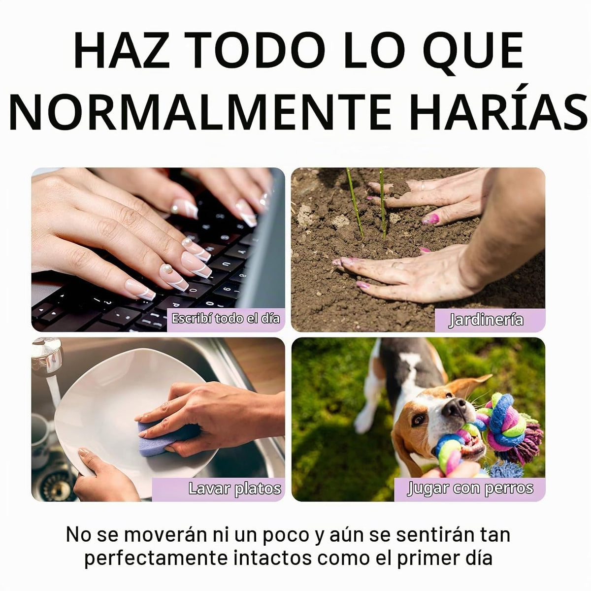 BTArtbox Uñas a presión de Halloween, uñas de almendra con punta fr...