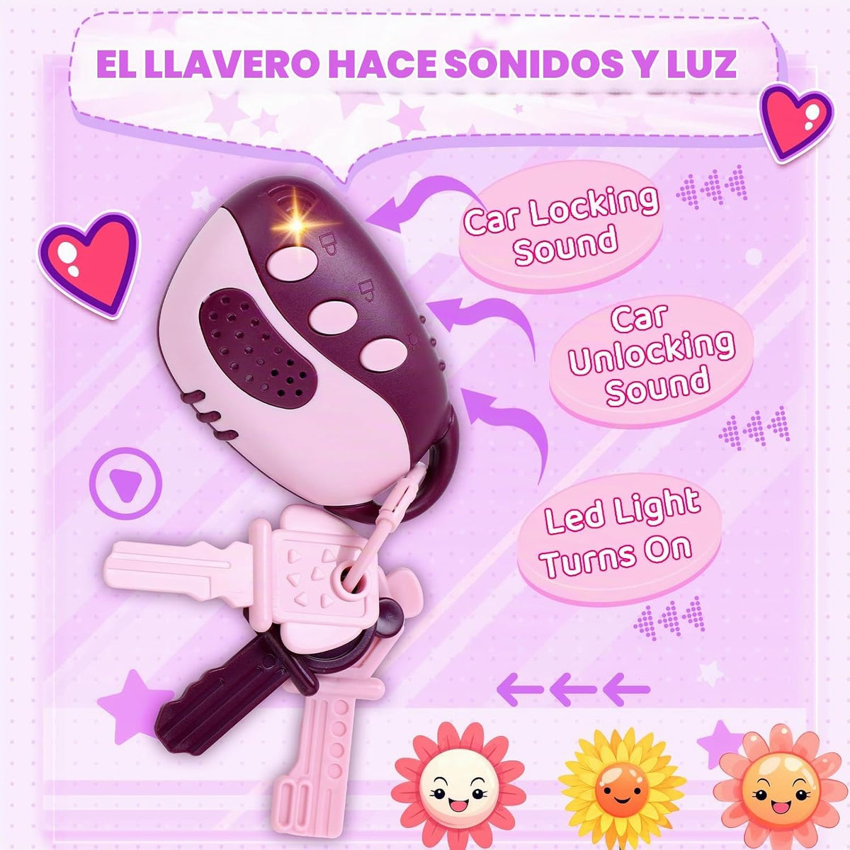 INNOCHEER Bolso de niñas pequeñas, bolso de juguete para niños con...