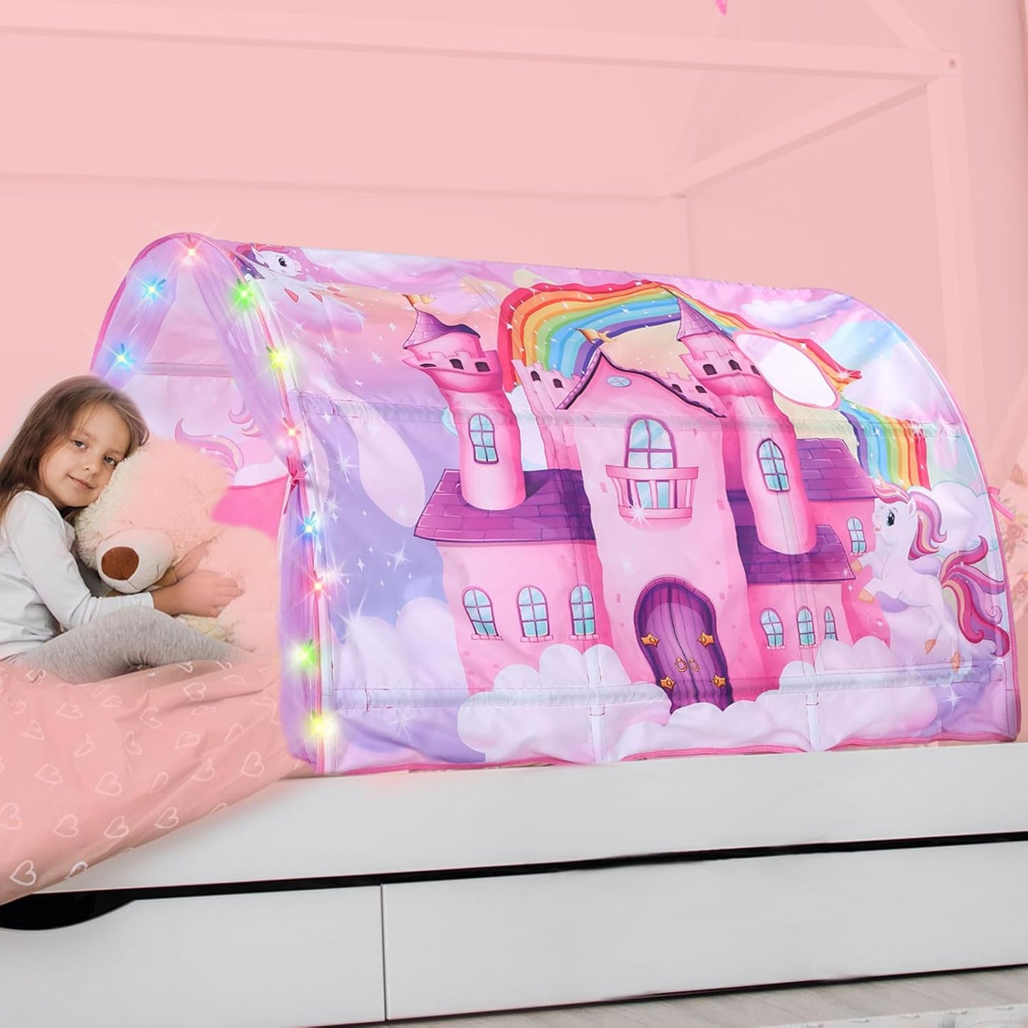 Wowangce Tienda de Campaña de Unicornio para Niños, Tienda Grande p...