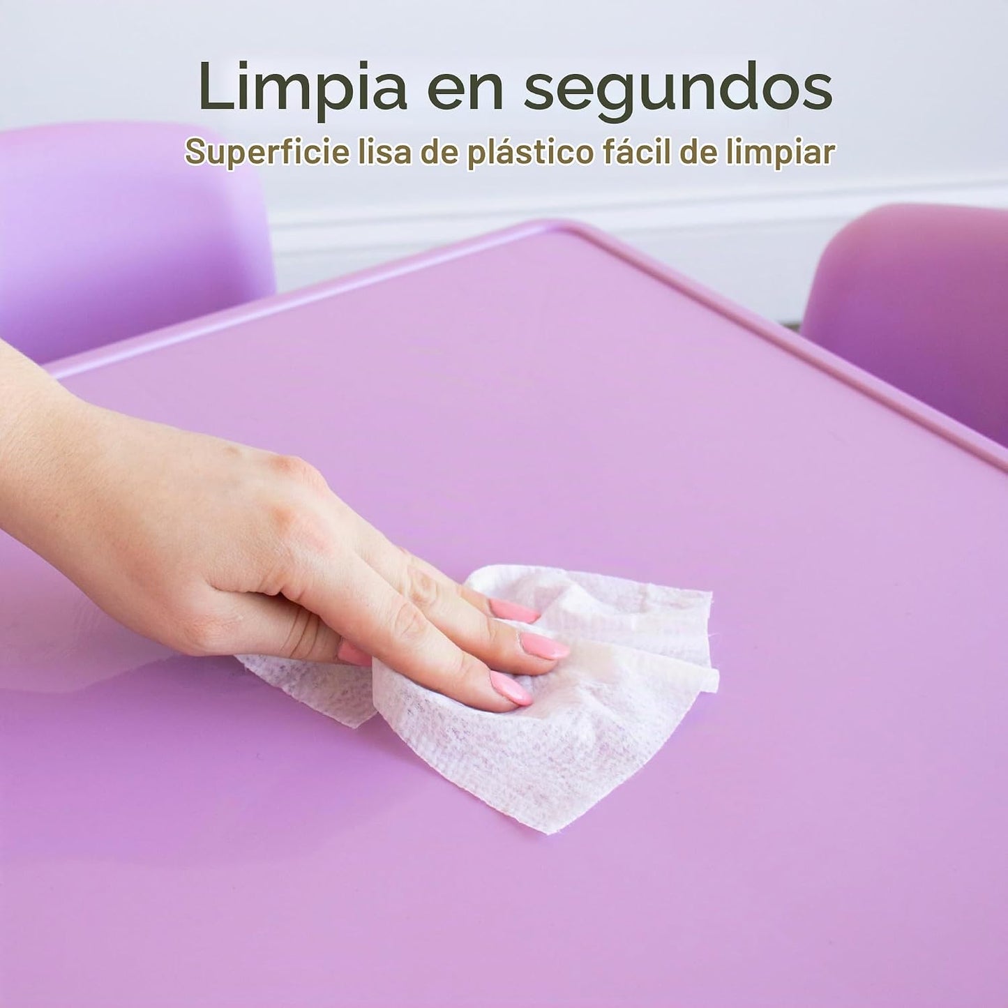 Humble Crew Juego de mesa y silla para niños, interior y exterior,...