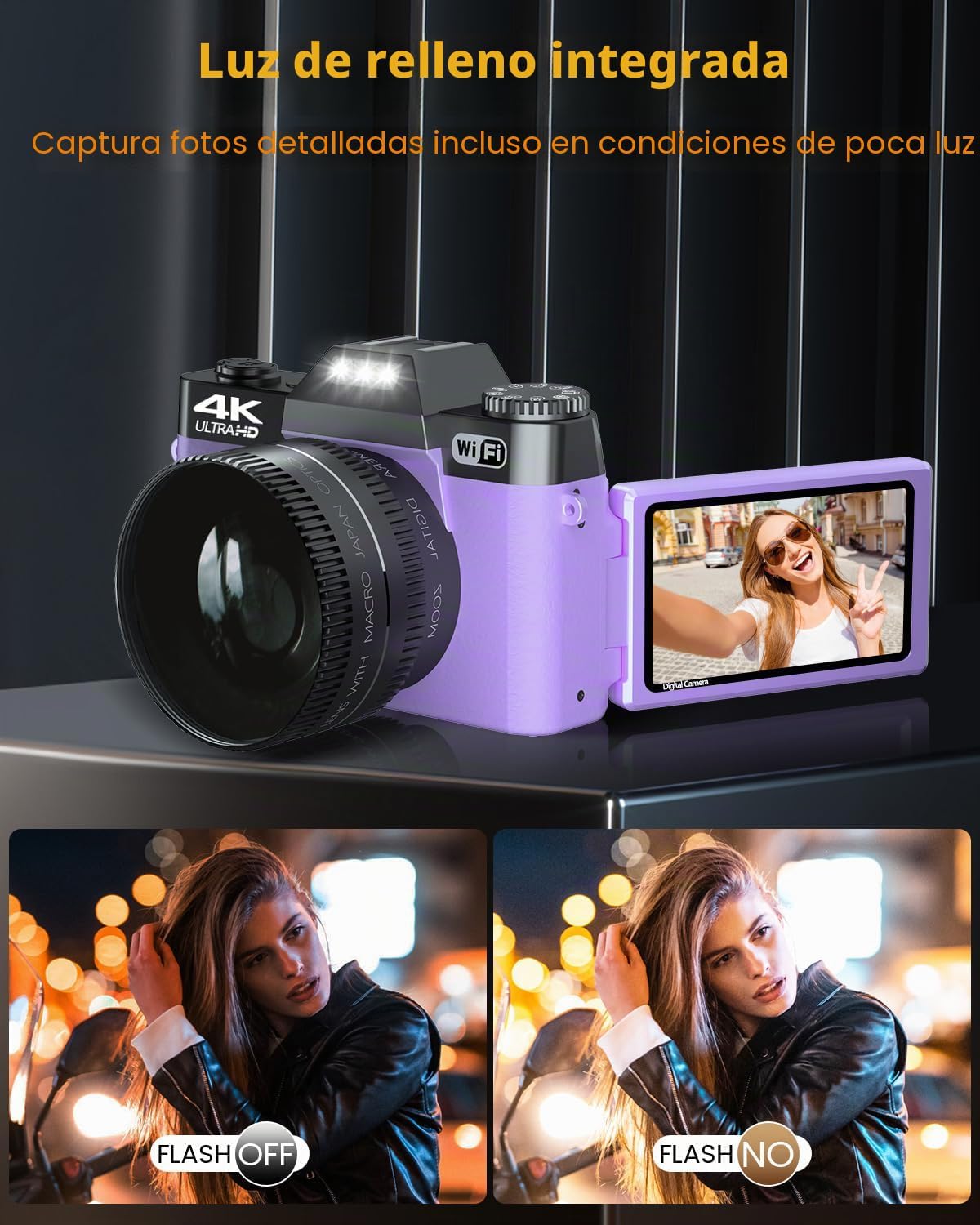 Actualización 2024 VJIANGER Cámara Digital para Fotografía y Videob...