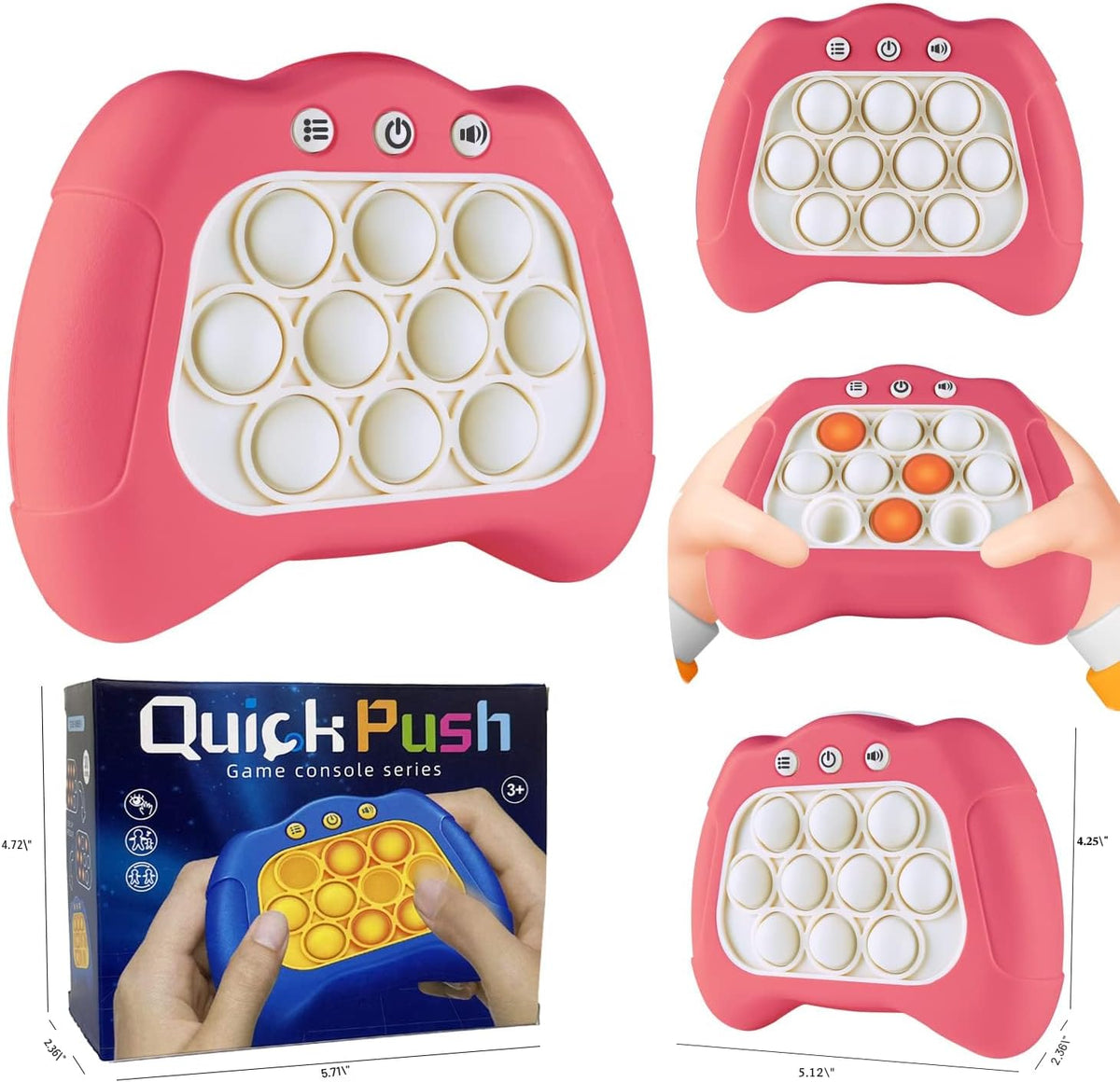 Intoypad Pop The Target! Máquina de juego de mano para ansiedad de...