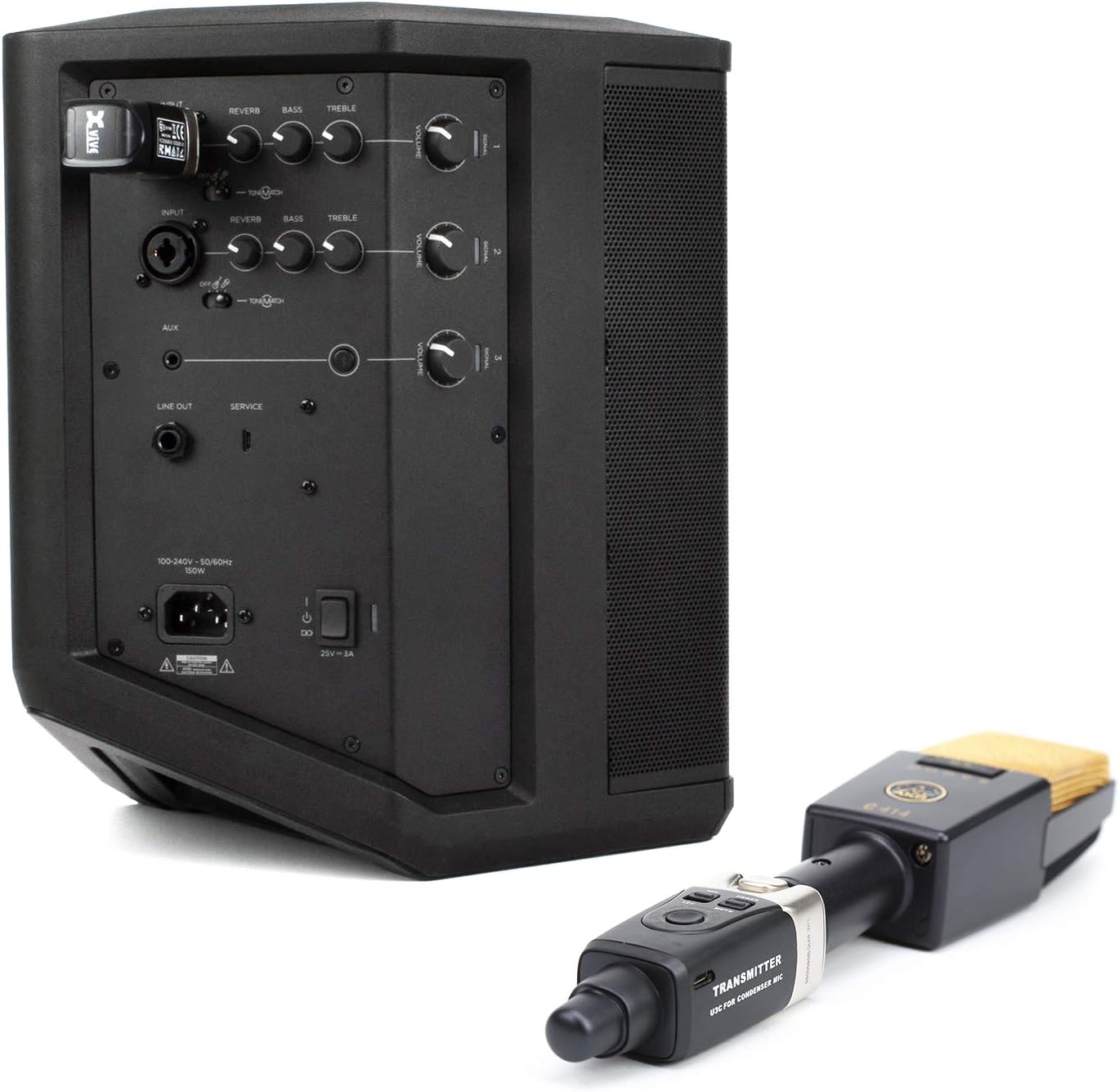 Xvive Sistema inalámbrico de micrófono U3C Transmisor y receptor XL...