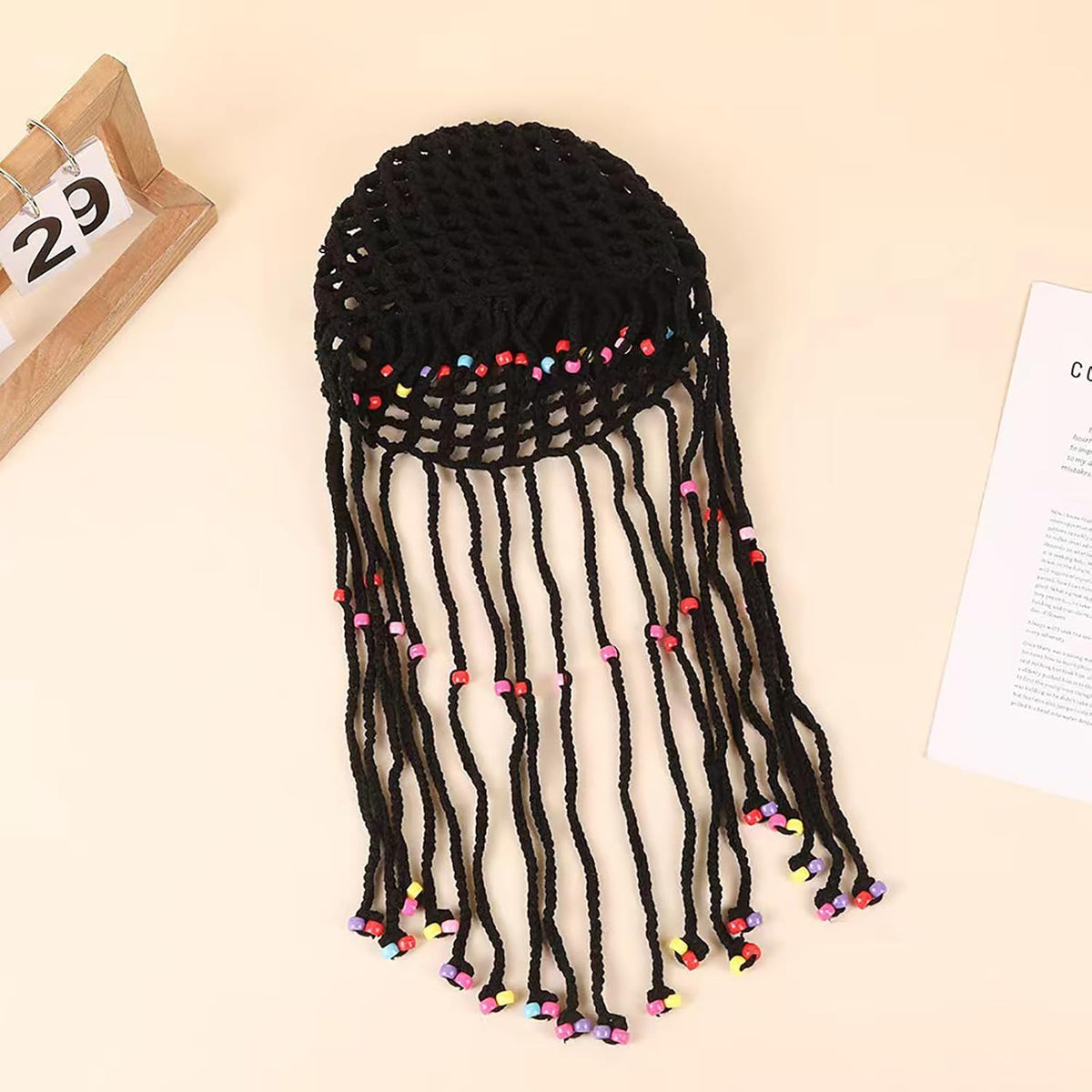 Julpsk Gorro de ganchillo hecho a mano para mujer, para verano, pla...