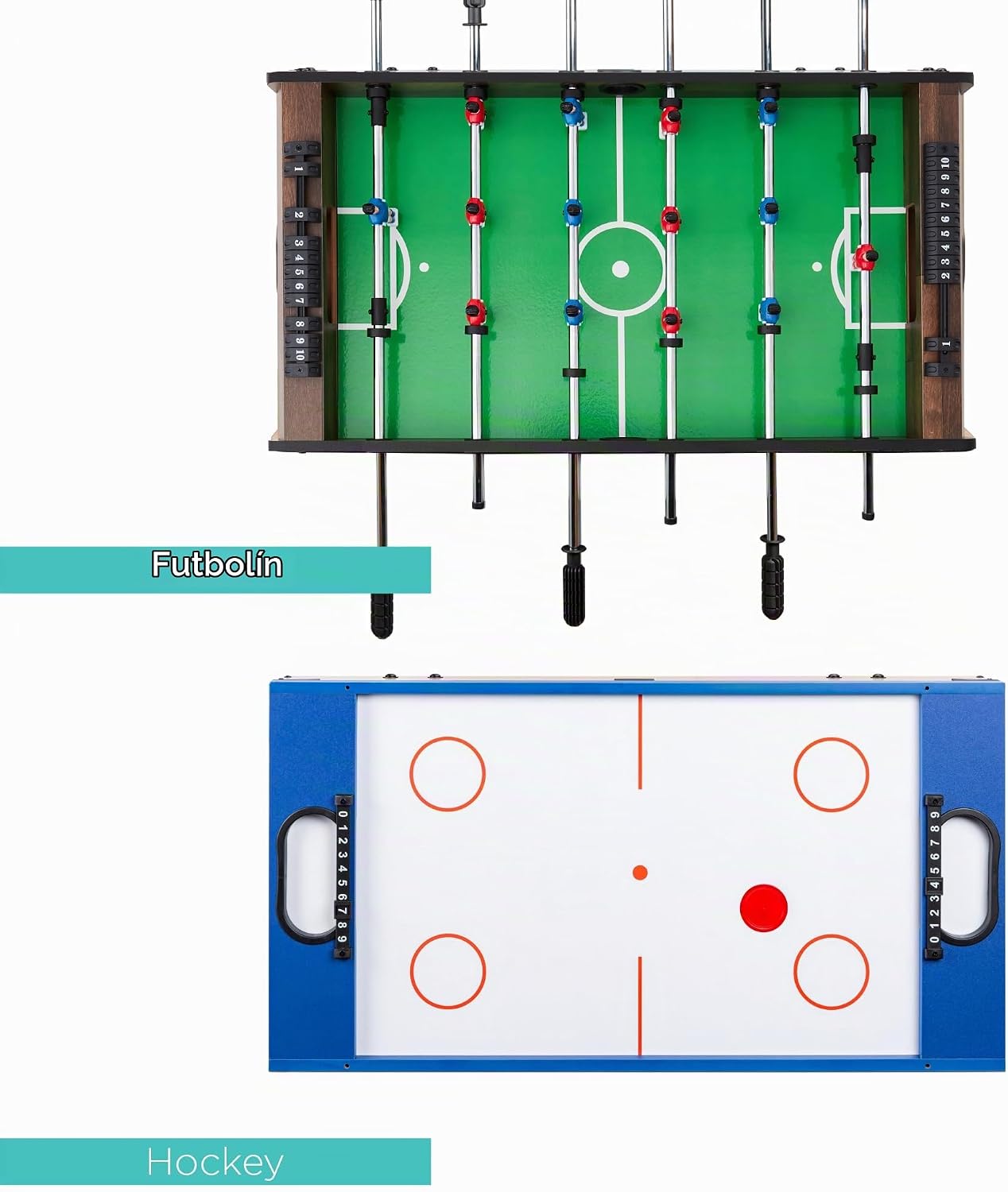 Best Choice Products Mesa de juegos múltiples 4 en 1, juego de arca...