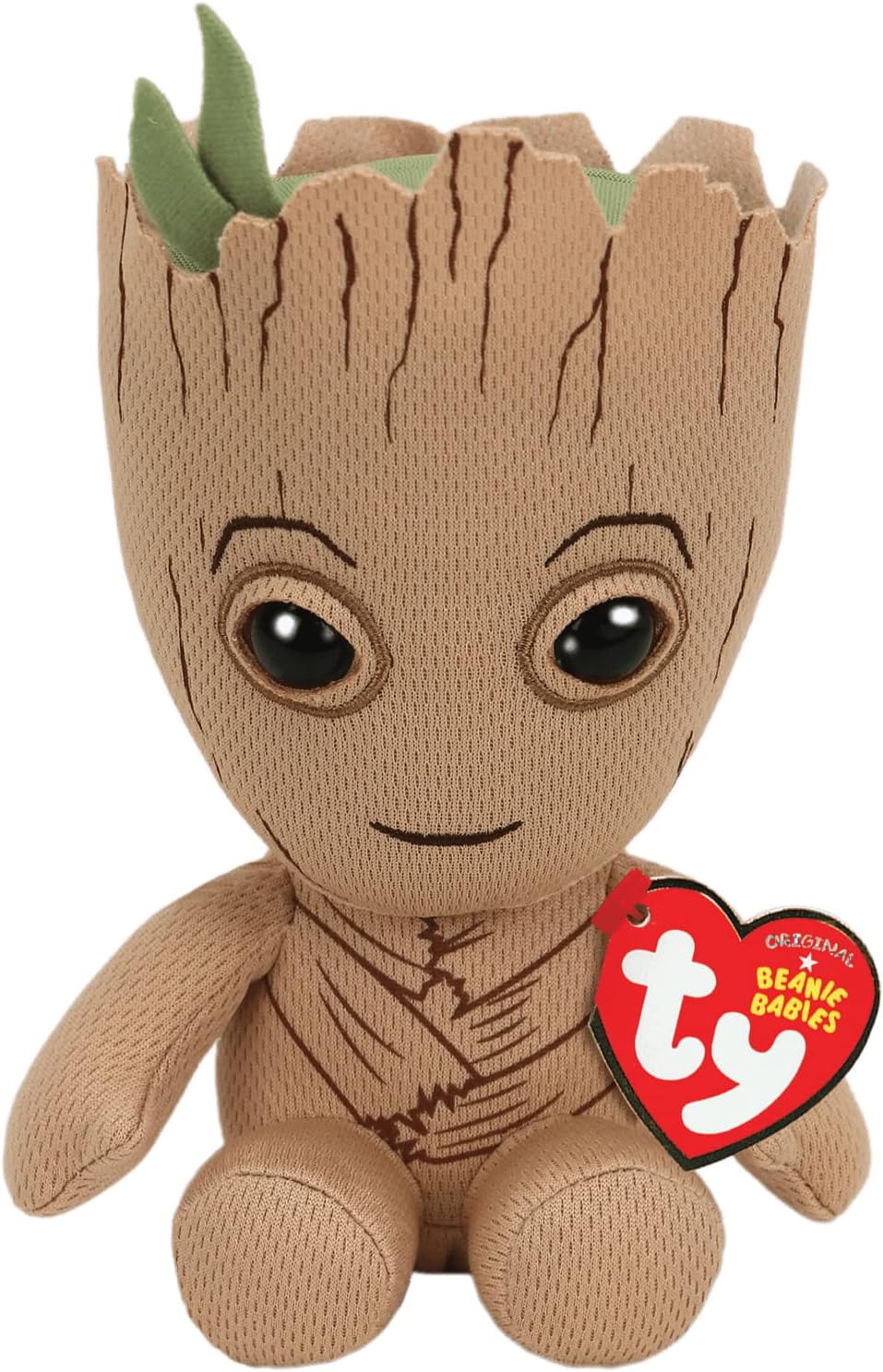 TY Marvel Avengers Groot Regular, gorro blando con licencia para be...