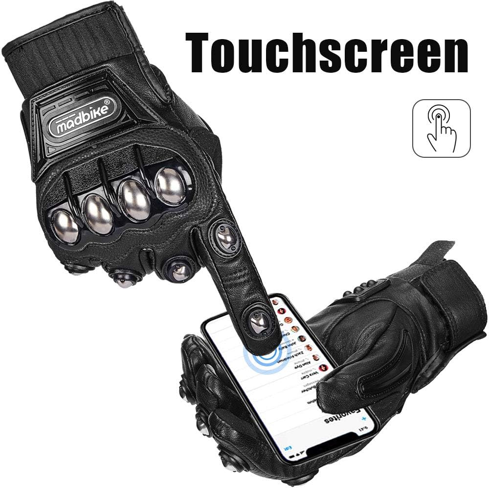 ILM - Guante de aleación de acero con pantalla táctil para biciclet...