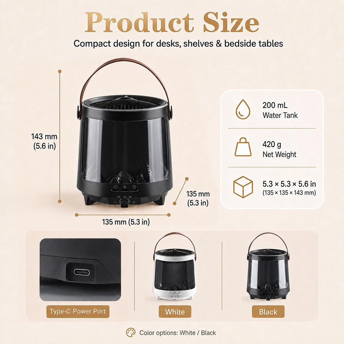 Medusa Aroma Difusor Auto-Off Cool Mist Humidificador para el hogar...