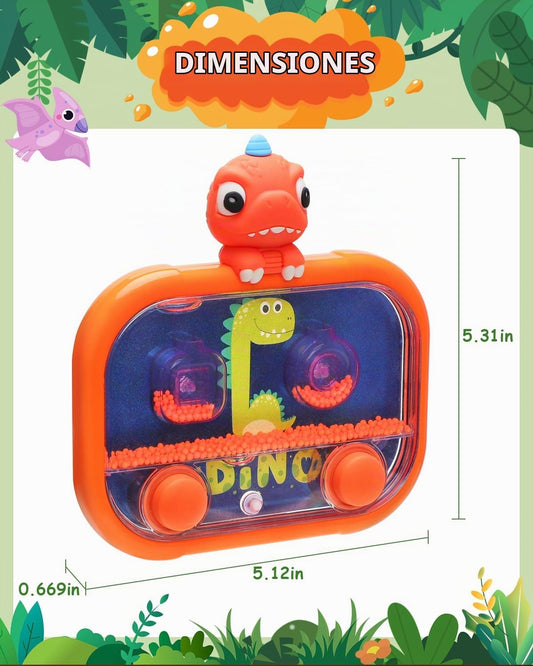 Givzan Juego de agua portátil con luz \u2013 Juego de objetivo de p...