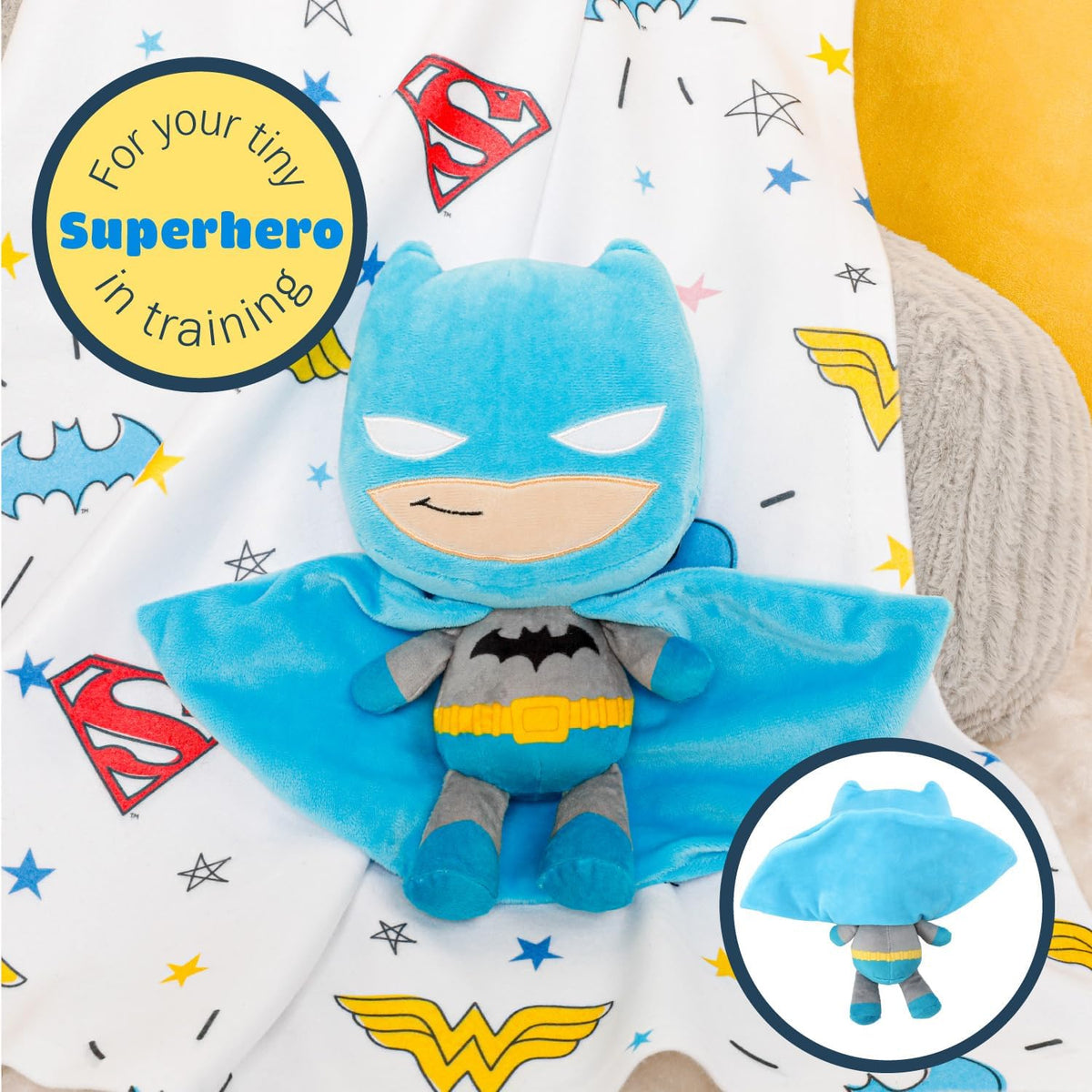 Kids Preferred DC Comics - Animal de peluche suave y abrazable de B...