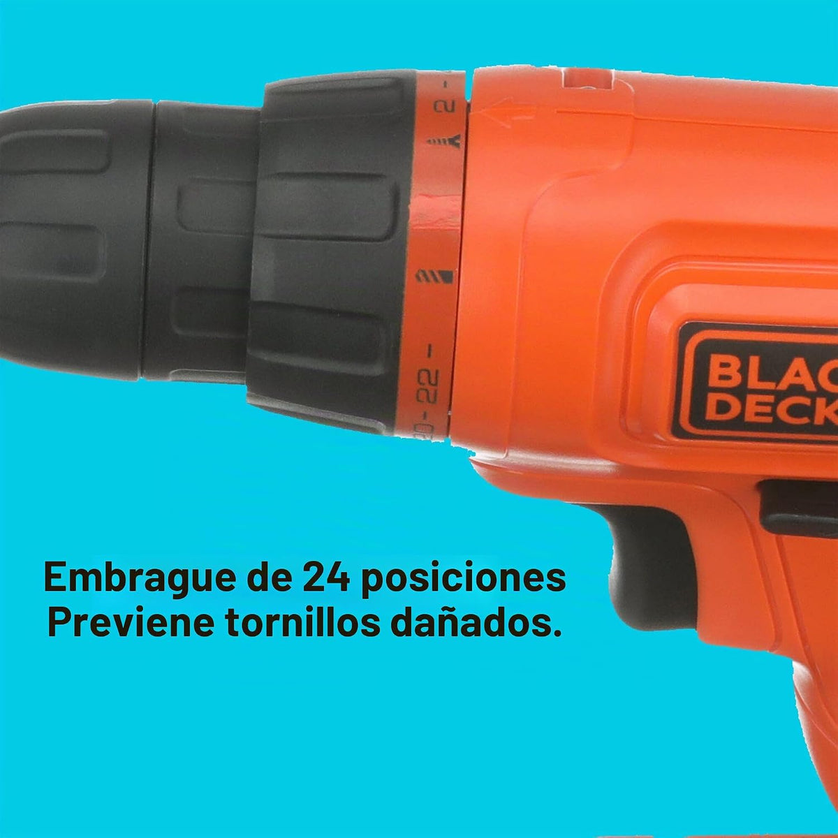 Taladro con iones de litio con 100 accesorios Black &amp; Decker LD...