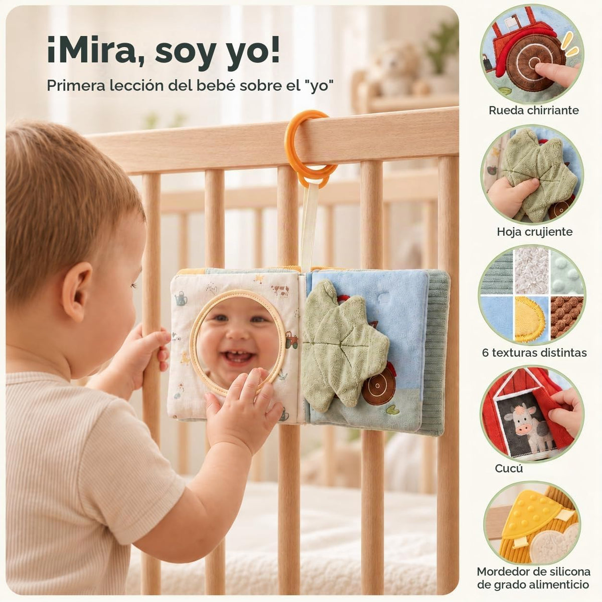 let's make Libros para bebés, juguetes para tocar y sentir, lib...