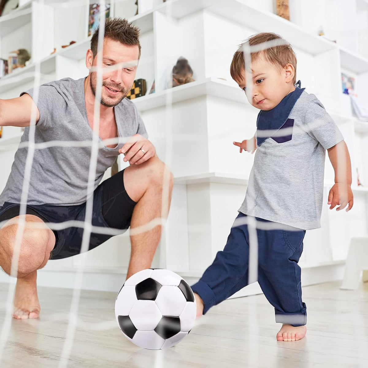 Balón de fútbol U&C Planet tamaño 2, 3, 4 para niños pequeños y jóv...