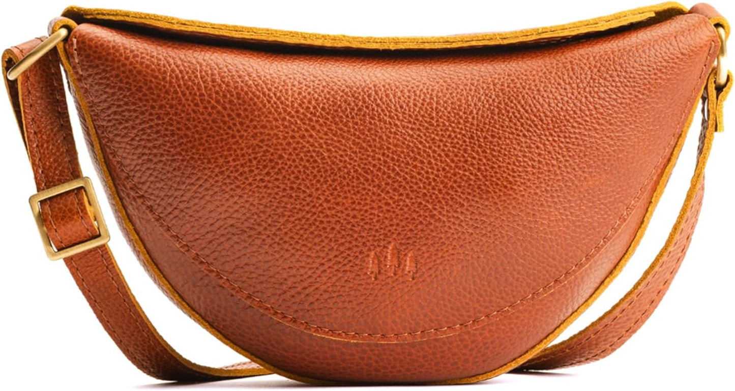 Bolso tipo bandolera de cuero de Portland Leather Goods Koala \u201...