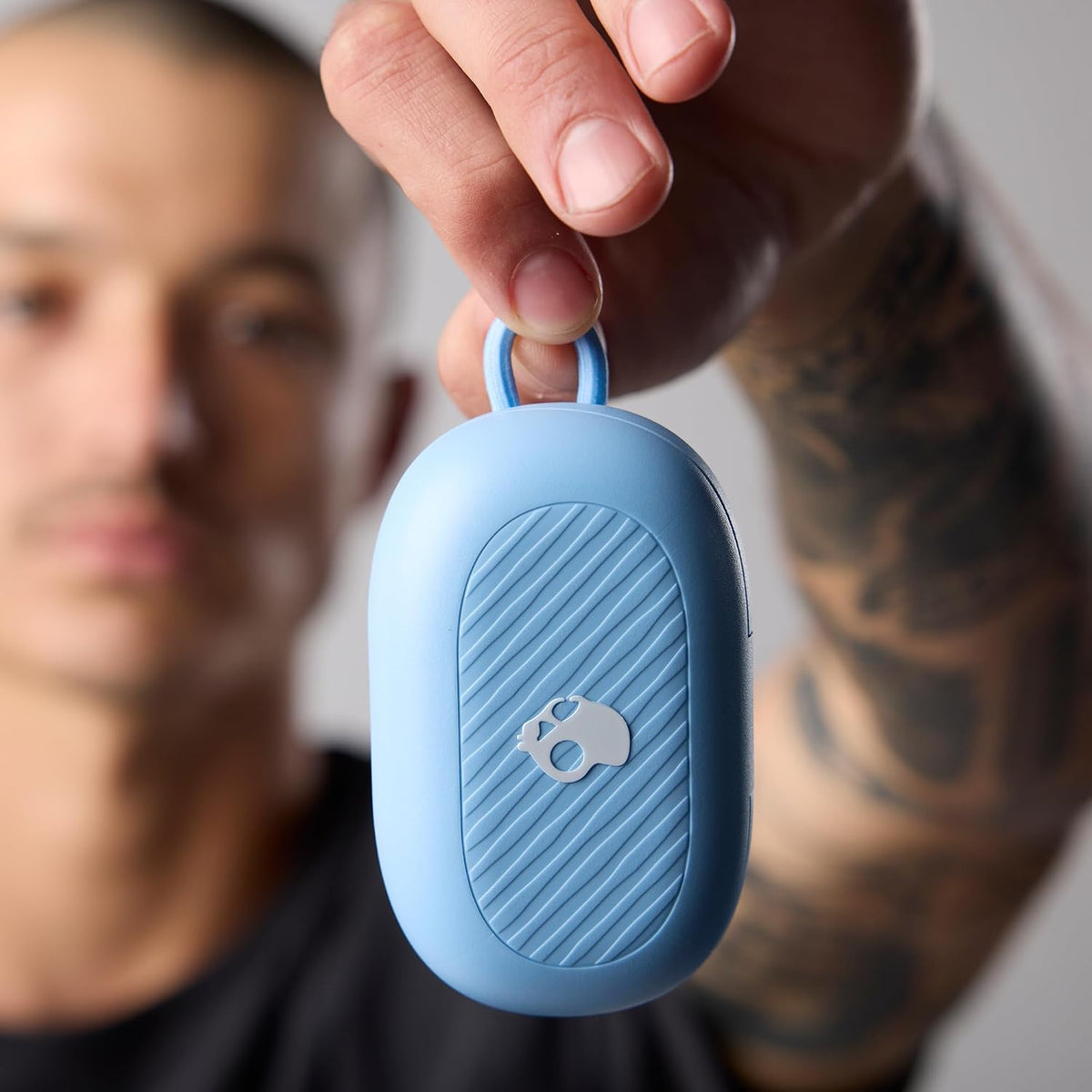 Skullcandy Auriculares inalámbricos Push Play Active - Azul preppy...
