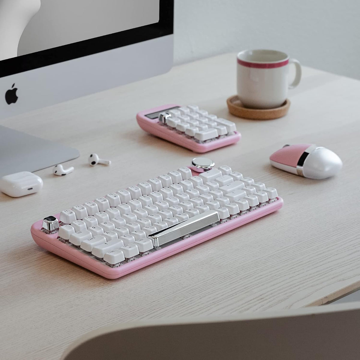 Azio IZO Teclado mecánico inalámbrico BT5\/USB para PC y Mac, inter...
