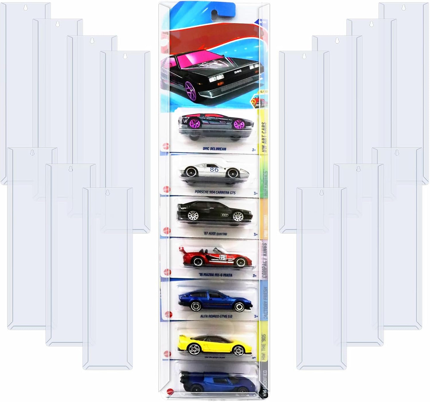Estuche de exhibición de 15 piezas para modelos de autos de pared c...