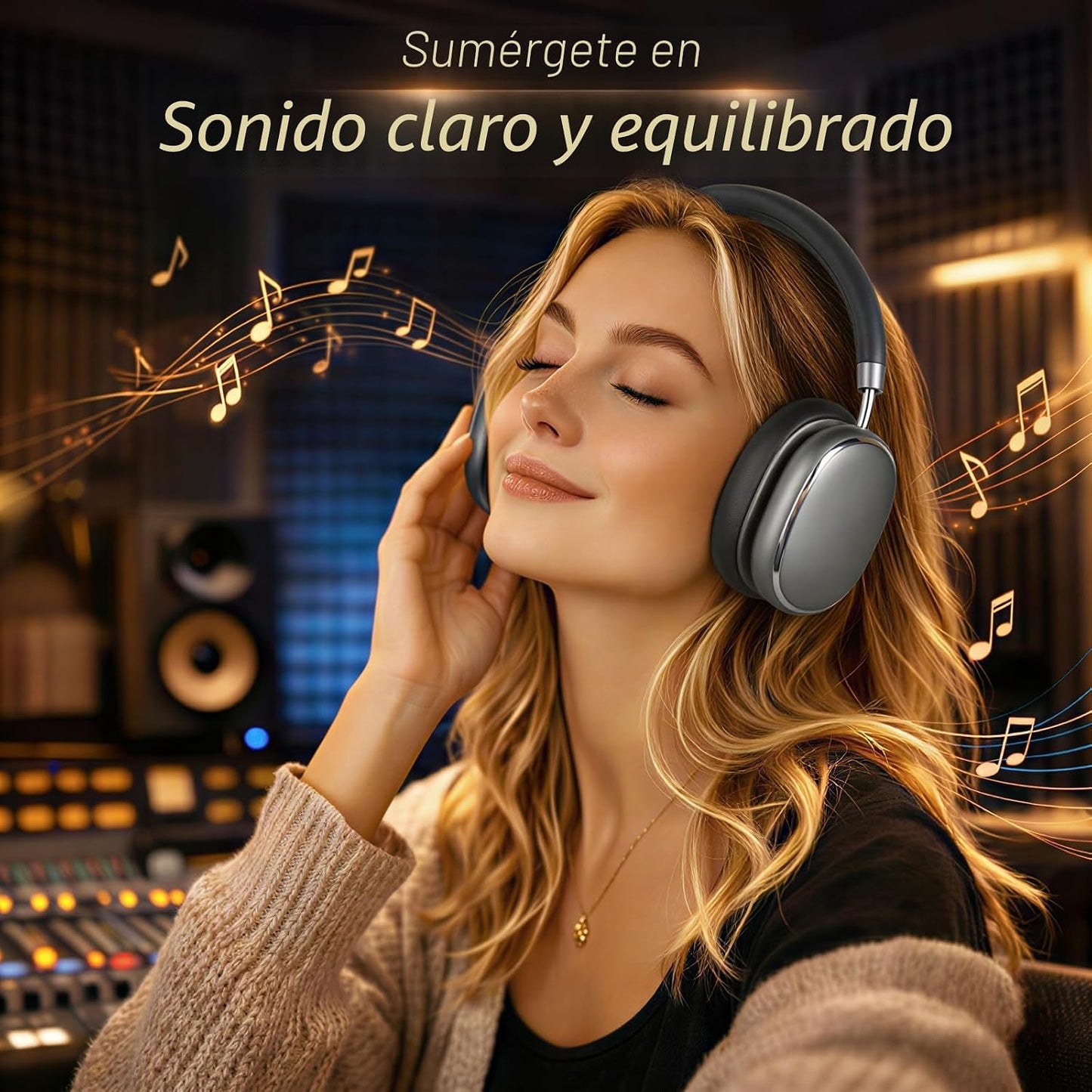 FOFUN NC95 - Auriculares híbridos con cancelación activa de ruido c...