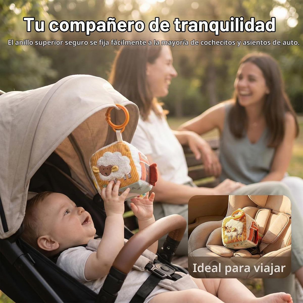 let's make Farm Baby - Cubo sensorial para bebés de 0 a 12 mese...