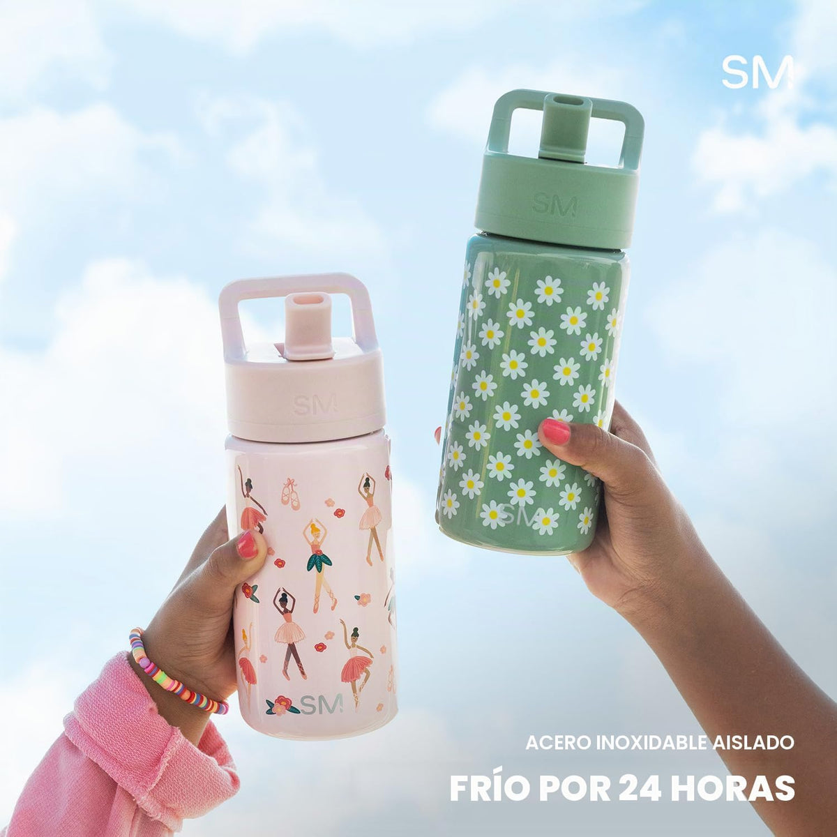 Simple Modern - Botella de agua para niños de la colección Summit c...