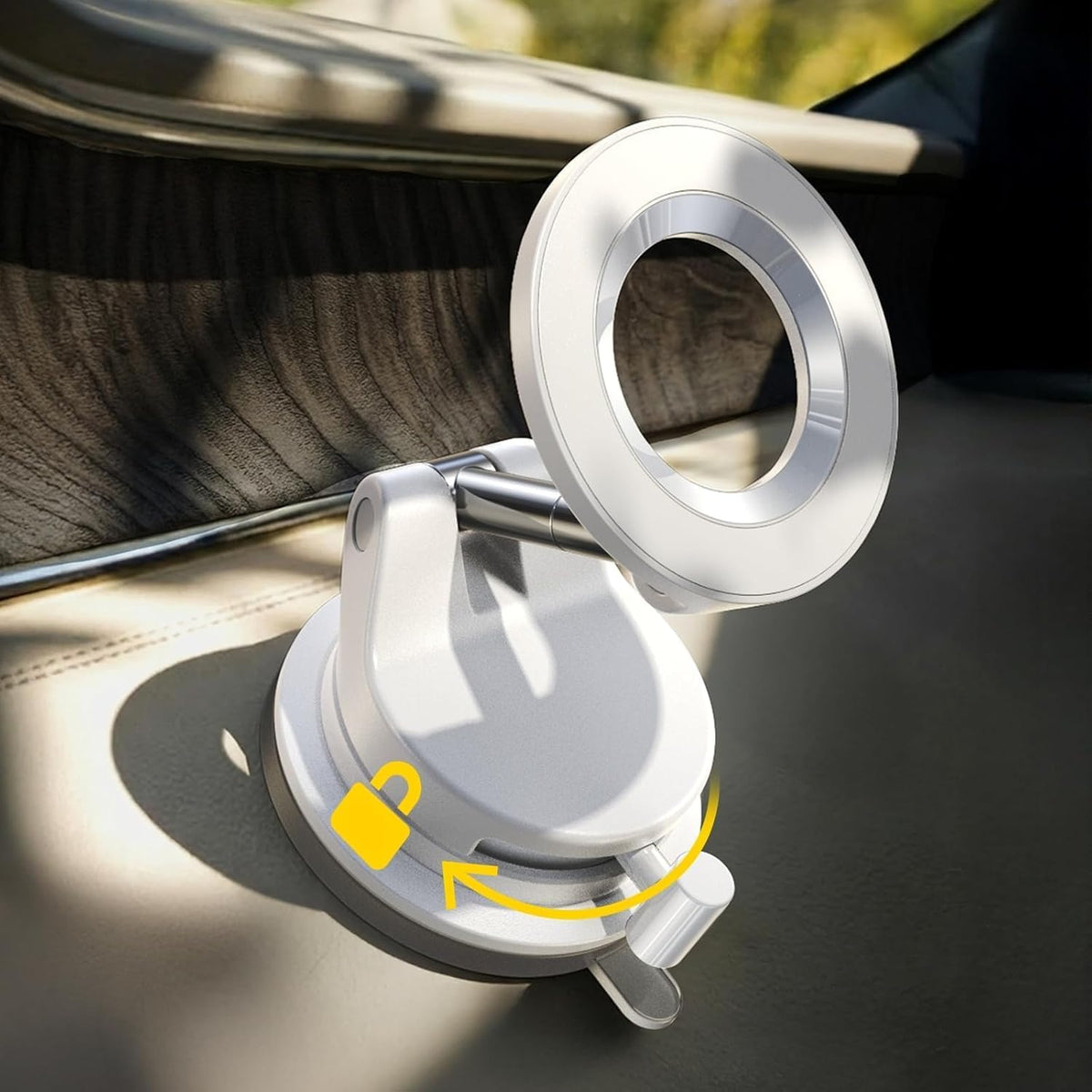 LISEN - Soporte de automóvil MagSafe [imán fuerte de 3800 gf y succ...