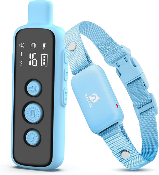 Bousnic Collar de Choque para Perros - Collar de Entrenamiento Eléc...