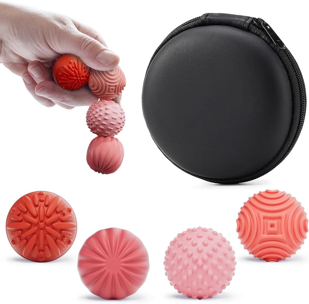Bolas magnéticas de silicona luckdoor, juguetes para inquietos para...
