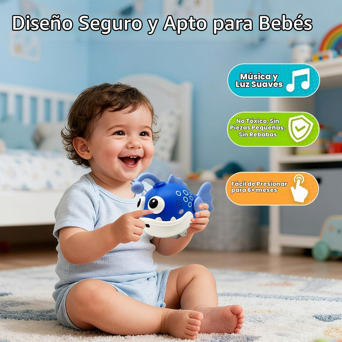 YBADXSJ Juguetes para gatear bebés de 6 a 12 meses, para el desarro...