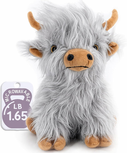 Marysun Juguete de peluche de vaca de las montañas, regalo de vaca...