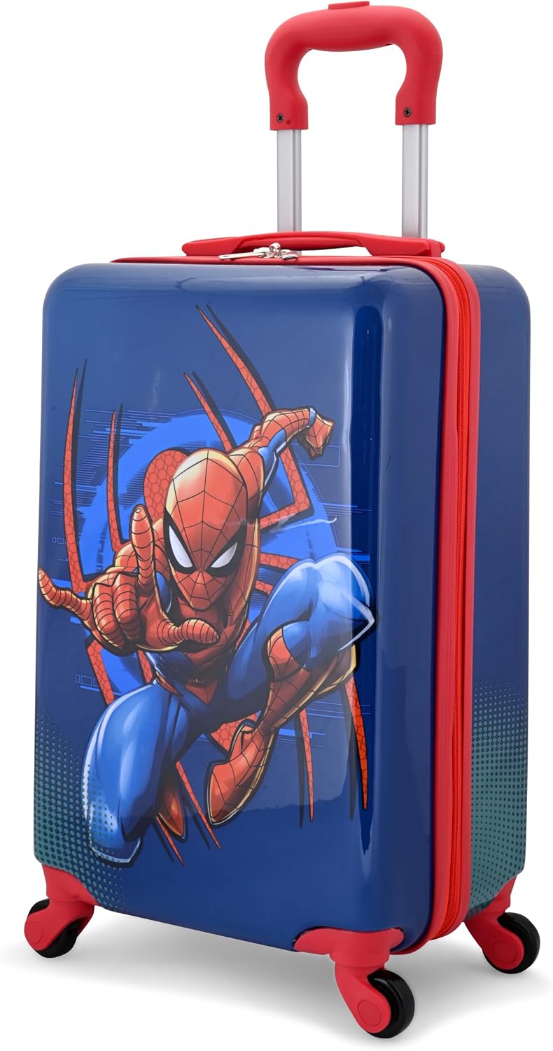 Fast Forward Marvel Spiderman - Maleta rígida de 20 pulgadas, bonit...