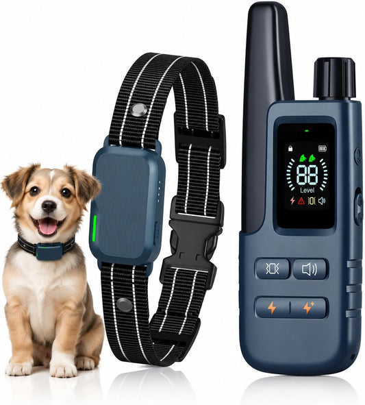 HapTop Collar de choque para perros (10-120 libras) \u2013 Collar d...