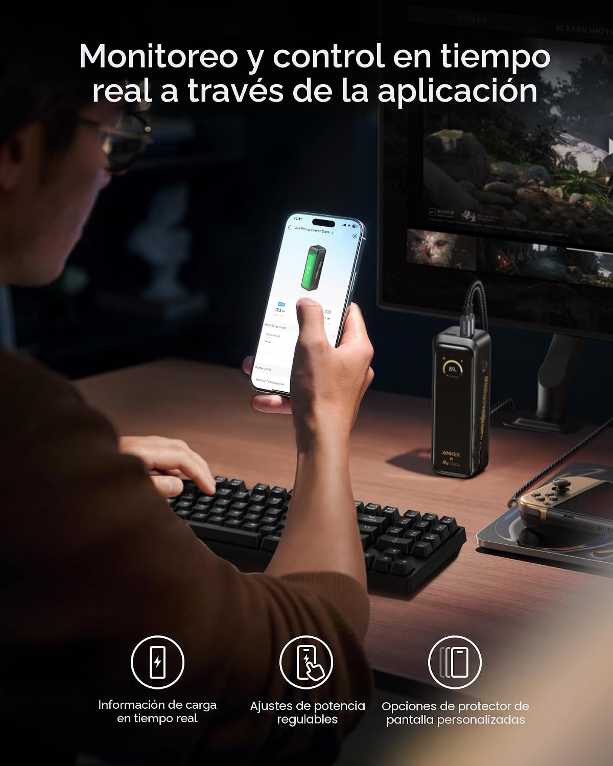 Anker Prime Power Bank Black Myth: Wukong Edition, cargador portáti...