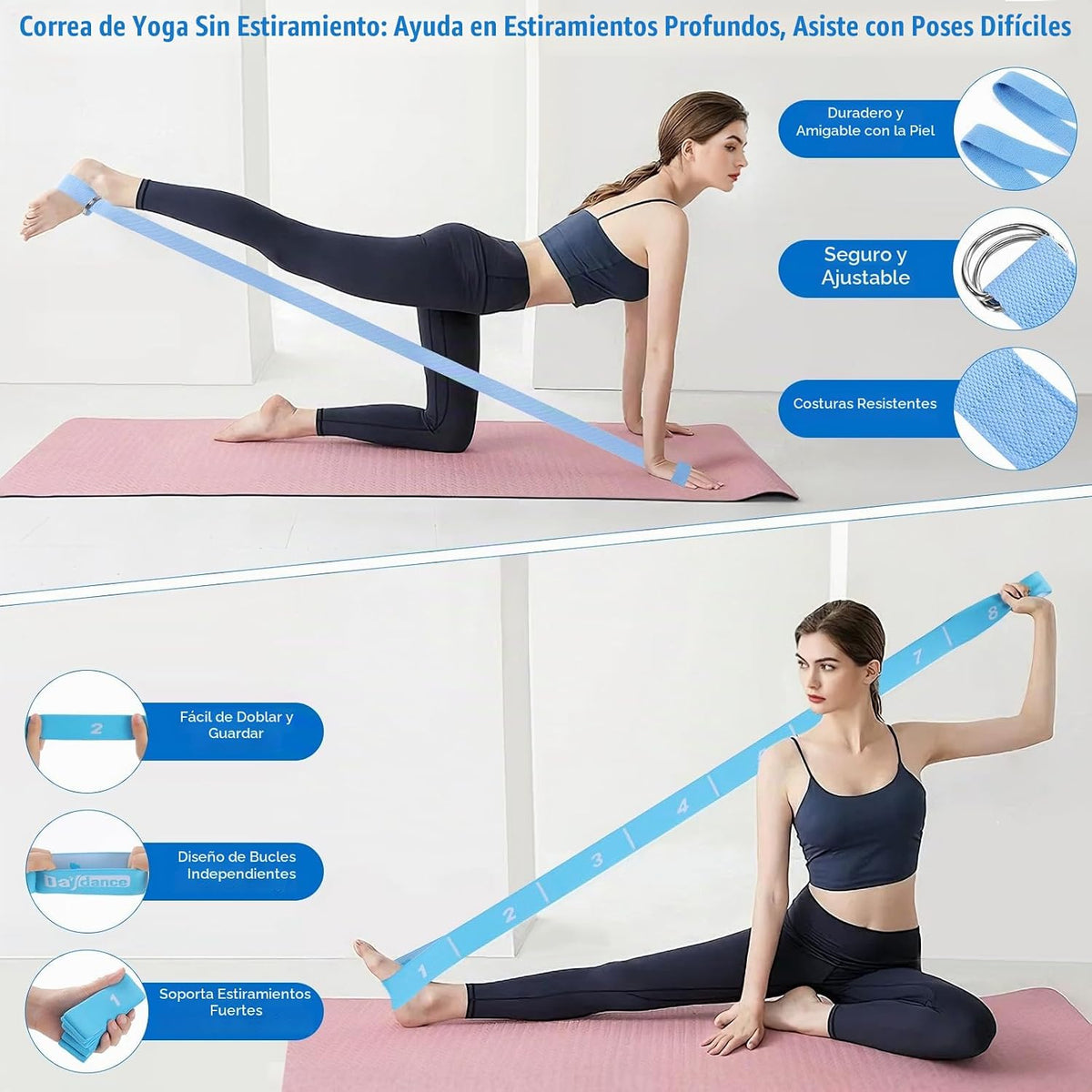 Muuruu Equipo de kit de Pilates, anillo y pelota de Pilates para mu...