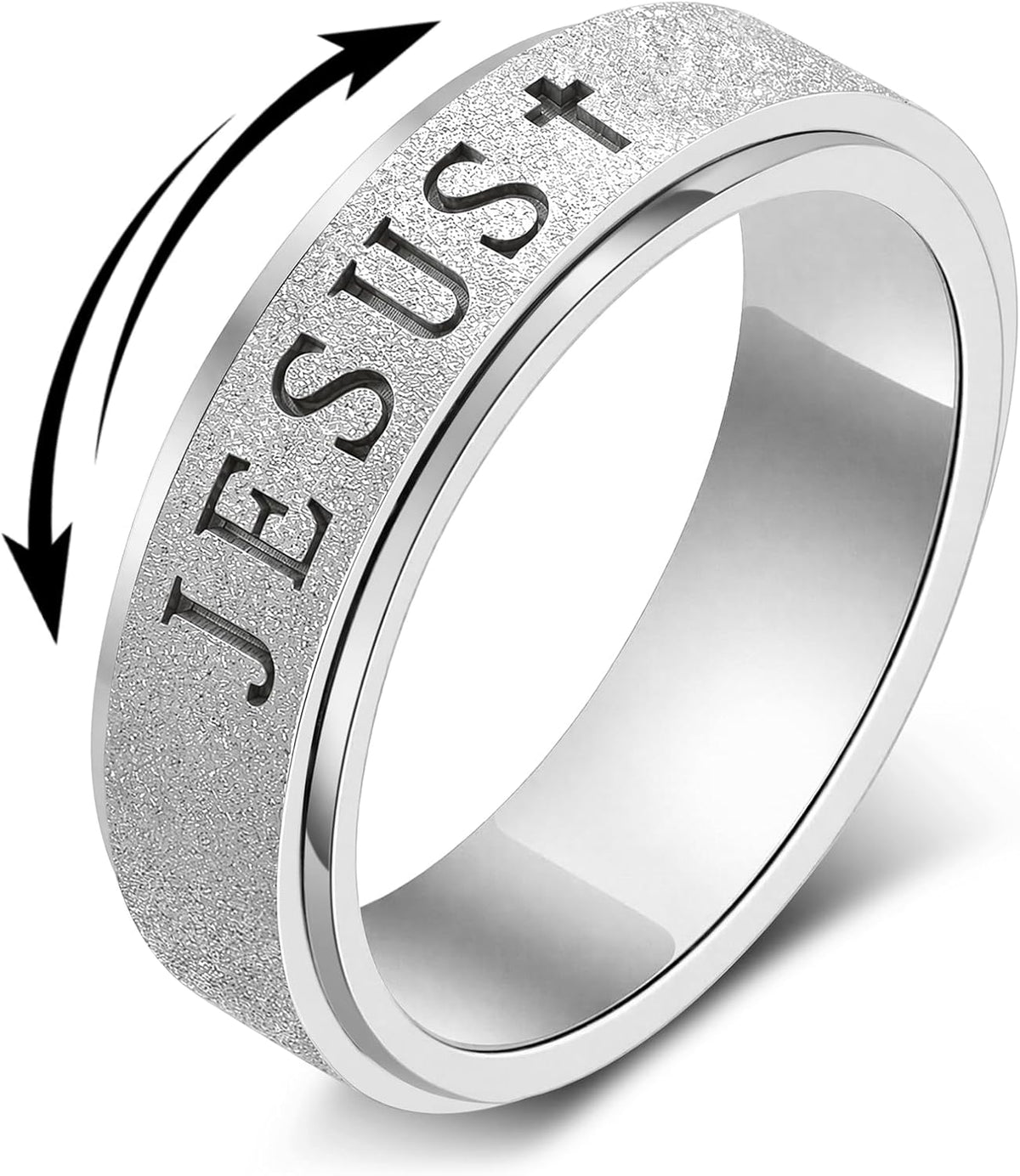Anillo de ansiedad giratorio para mujeres: juguetes para jugar con...