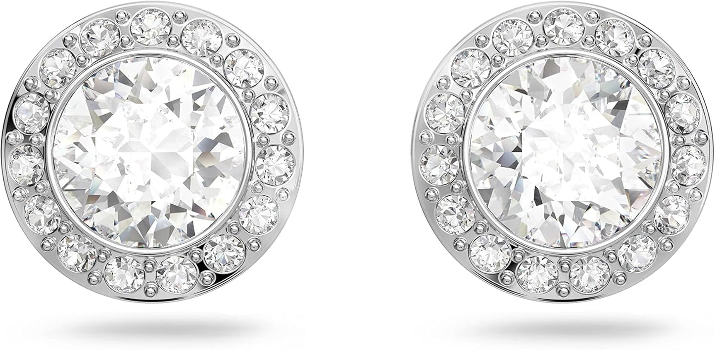 Colección de Pendientes de Botón de Cristal Angelical Una de Swarovski