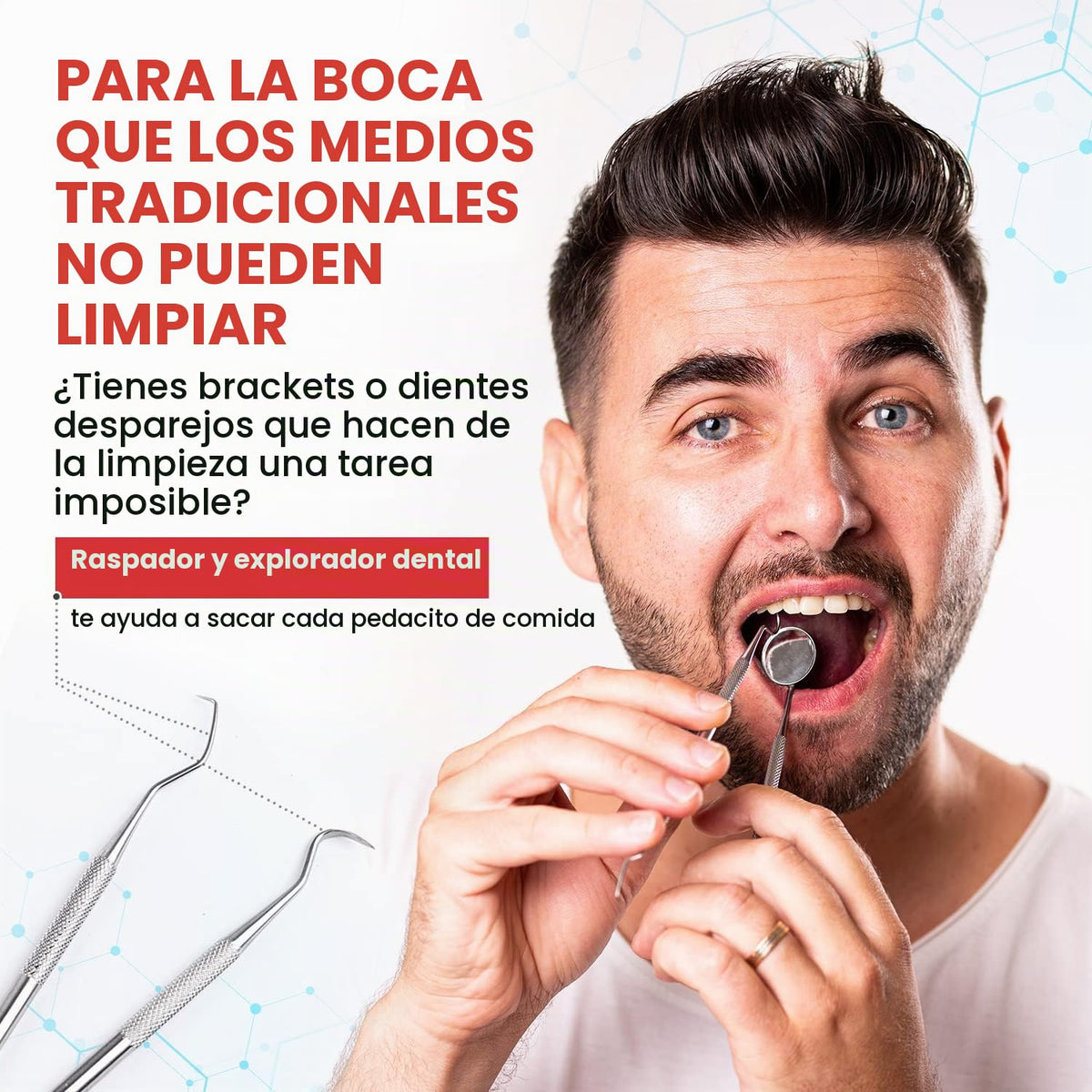 Dental Duty Herramientas dentales, púa dental para herramientas de...