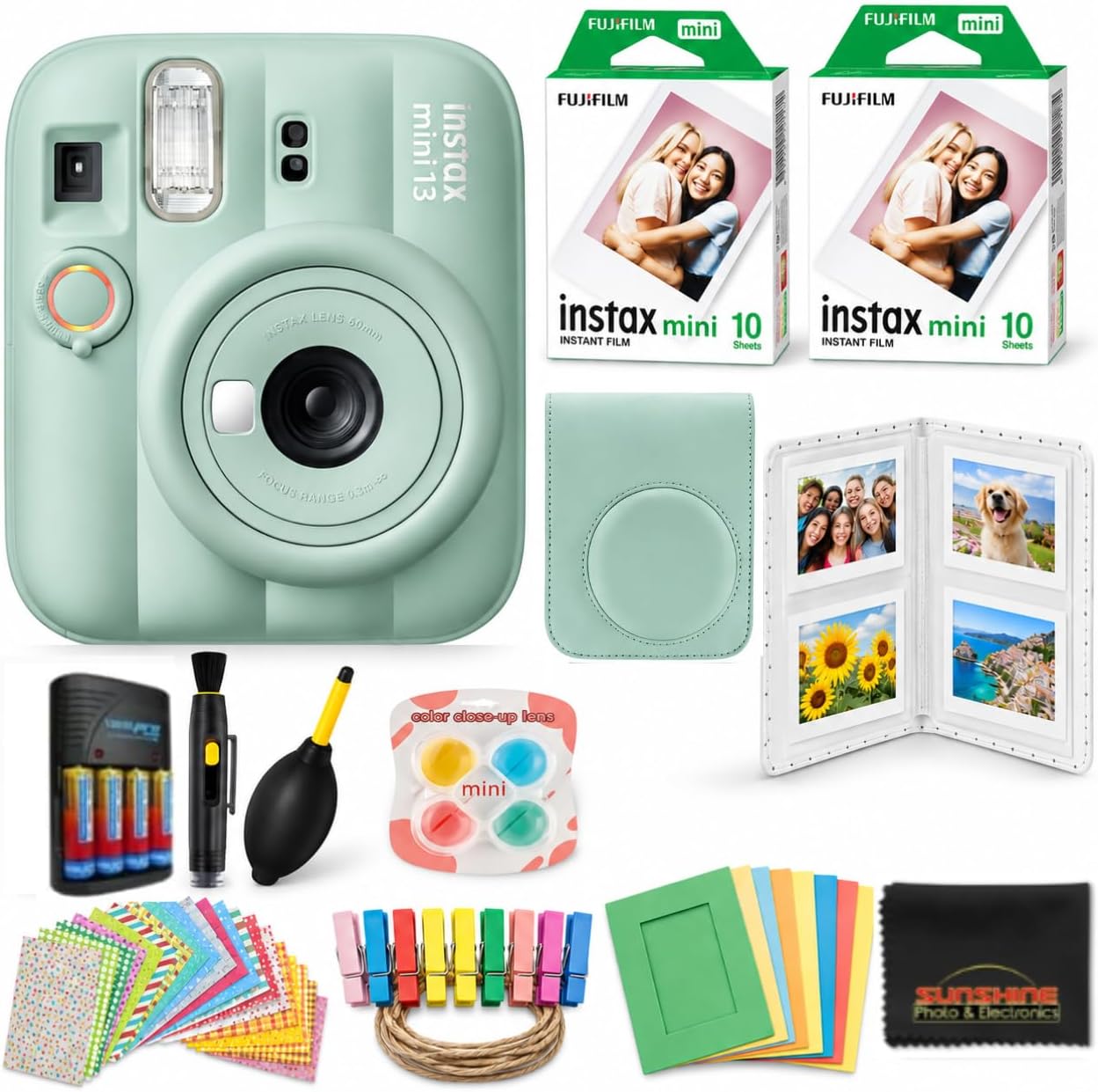 Paquete de cámara de película instantánea FUJIFILM instax Mini 13 (...